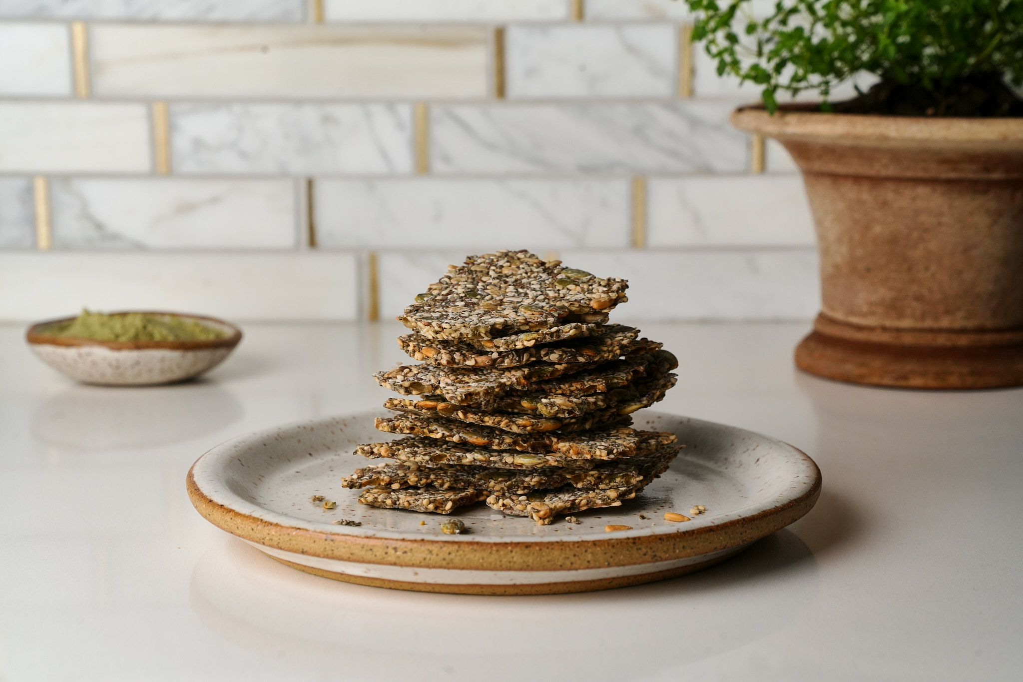 Toasty 5 Seed Crackers (Gluten Free)