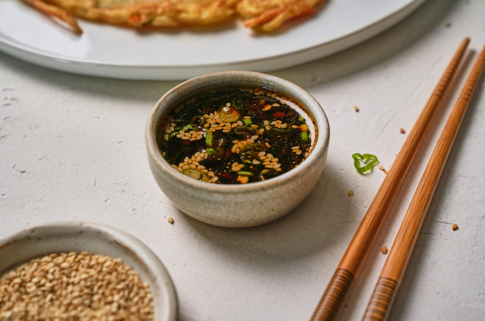 Korean Carrot & Zucchini Pancake - Yachaejeon (당근 애호박 야채전)
