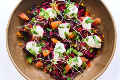 Citrusy Roasted Beet Salad with Orange