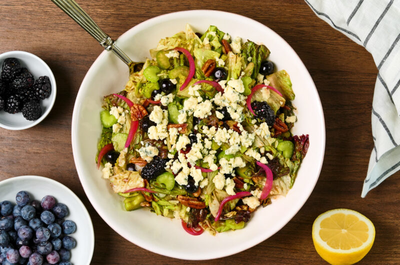 Black and Blue Berry Balsamic Salad